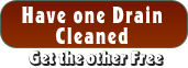 have one drain cleaned, get the other free